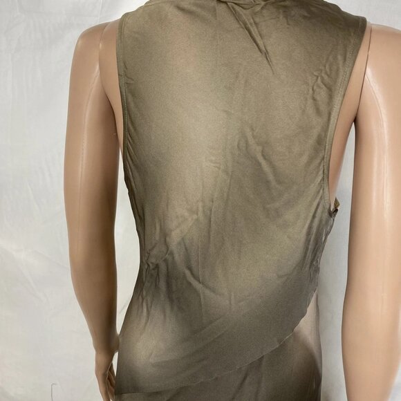 NEW RAG & BONE Daisy Satin Maxi Dress • Size 6 • Brown Multicolor - Picture 5 of 12